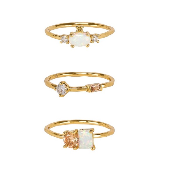 Gorjana Hudson Ring Set | Gold | NWT ✨ - Picture 10 of 14